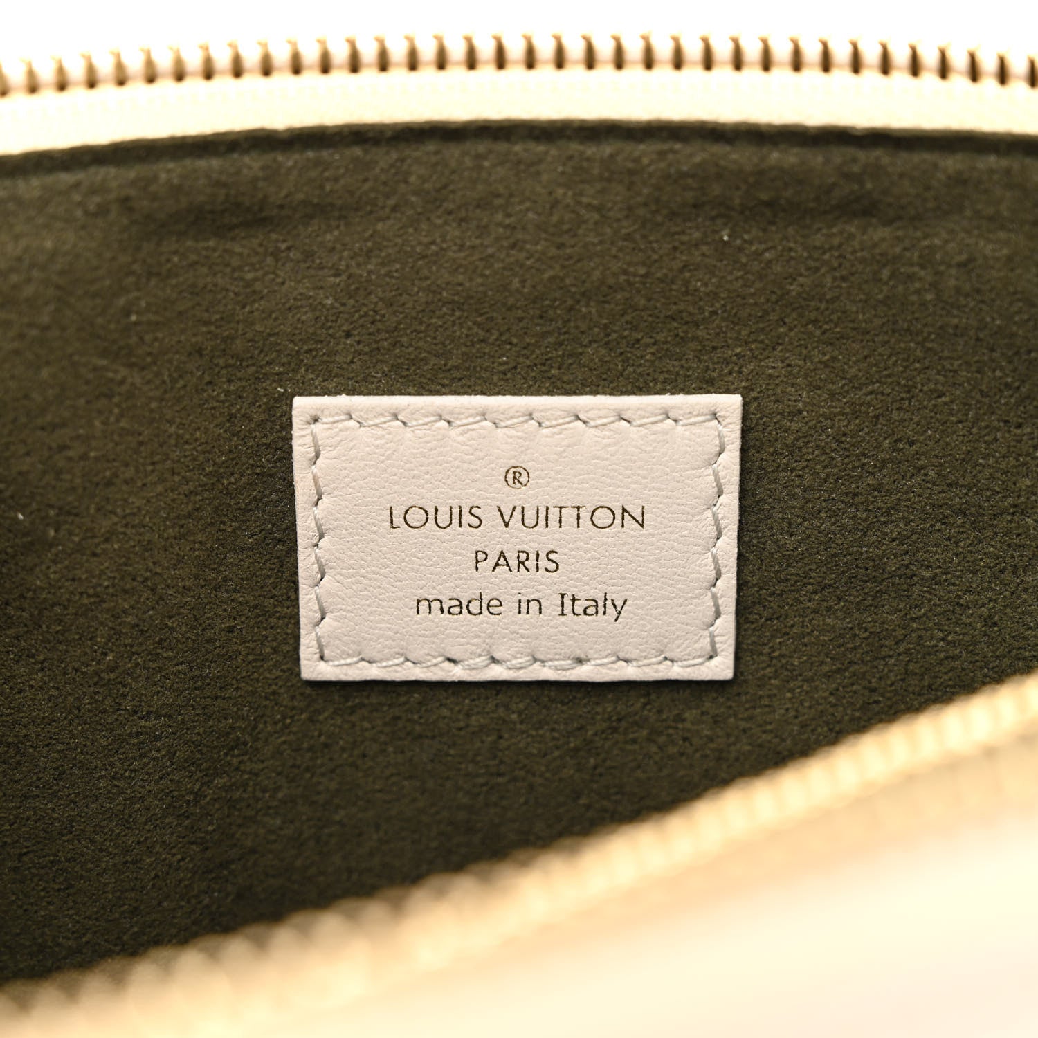Louis Vuitton Lambskin Embossed Monogram Coussin PM Cream 8 of 13