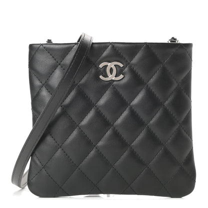 Chanel Lambskin Quilted Crossbody Bag Black 1 of 11