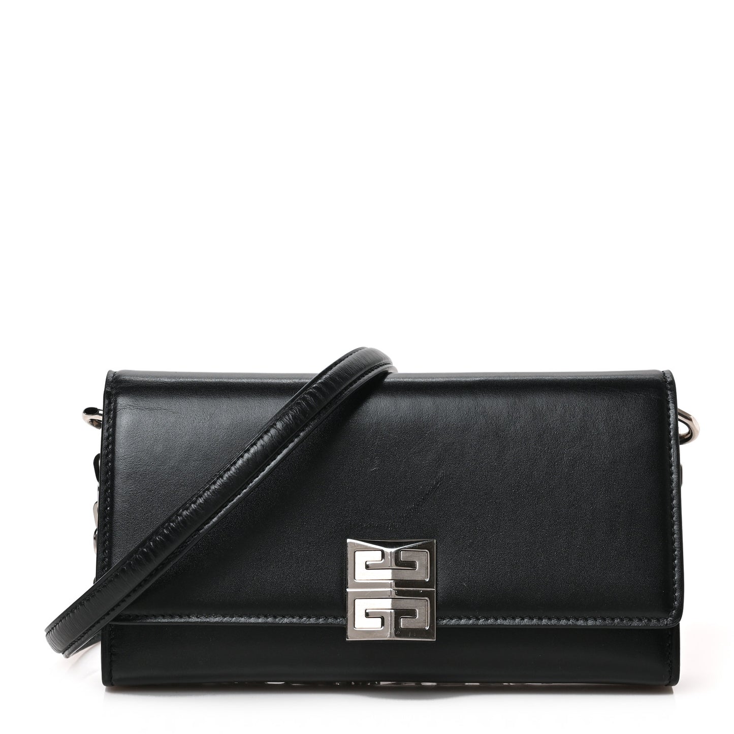 Box Calfskin 4G Wallet on Chain Black