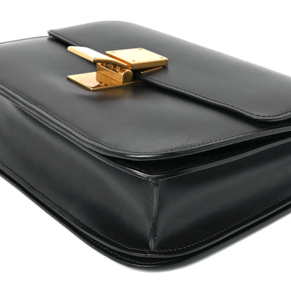 Celine Box Calfskin Medium Classic Box Flap Bag Black 10 of 10