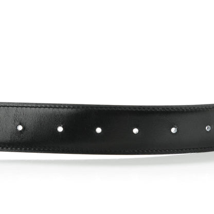 Hermes Box Togo 32mm H Belt 80 Black Chocolate 6 of 8