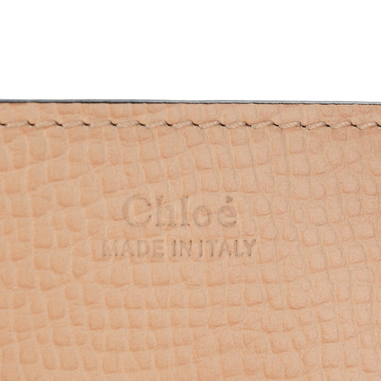 Chloe Grained Calfskin Lambskin Drew Shoulder Bag Powder Beige Caramel 6 of 8