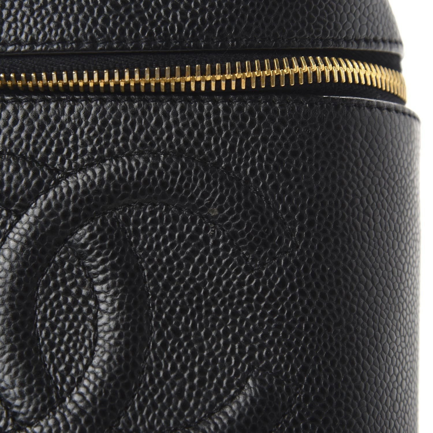 Chanel Caviar Vanity Cosmetic Case Black 13 of 14