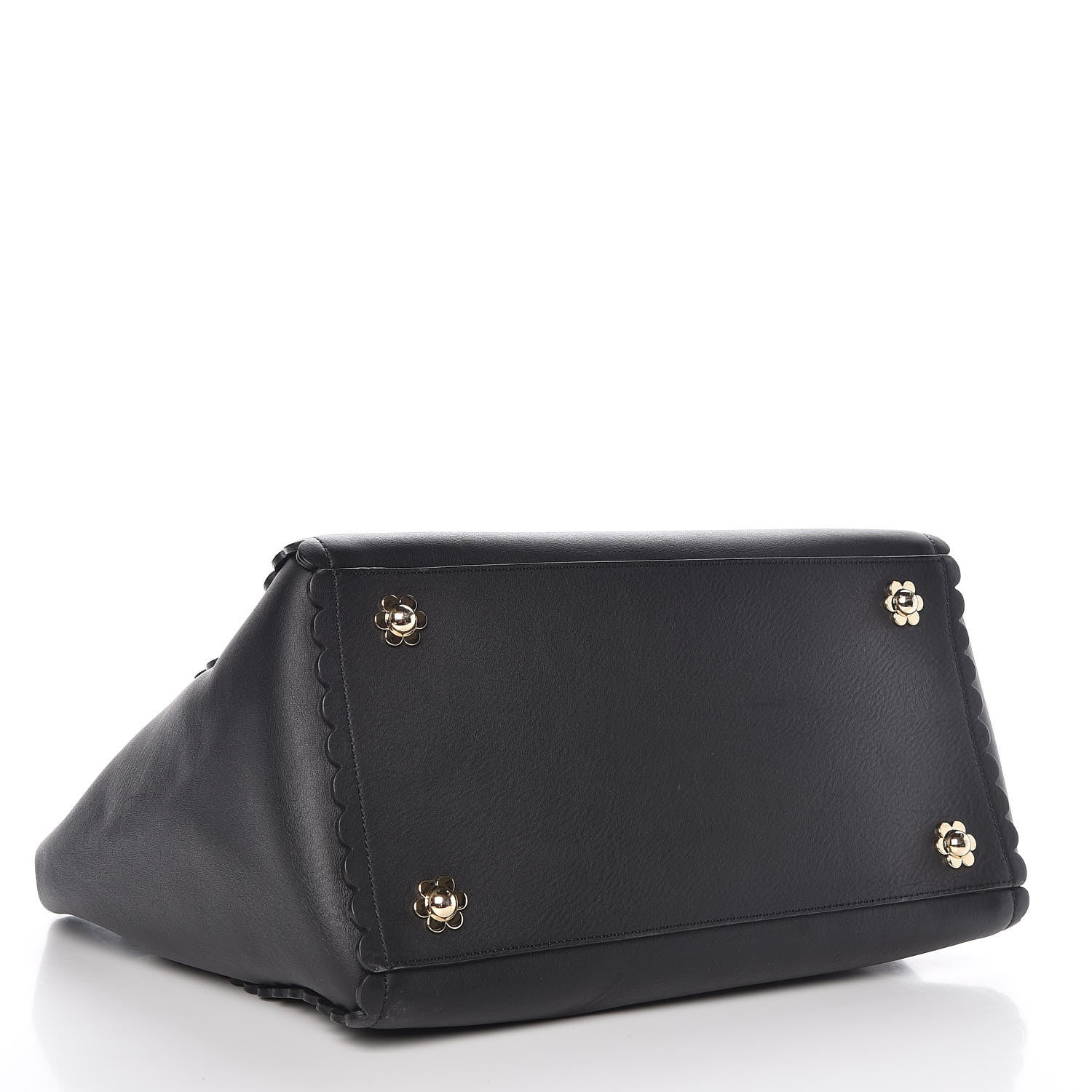 Mulberry Classic Calfskin Cecily Flower Tote Black 4 of 10