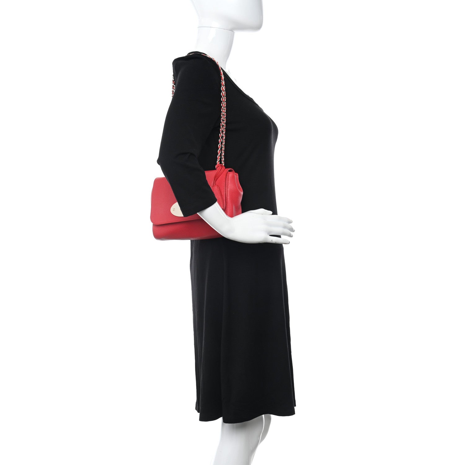 Mulberry Small Classic Grain Small Lily Flap Red 2 of 10