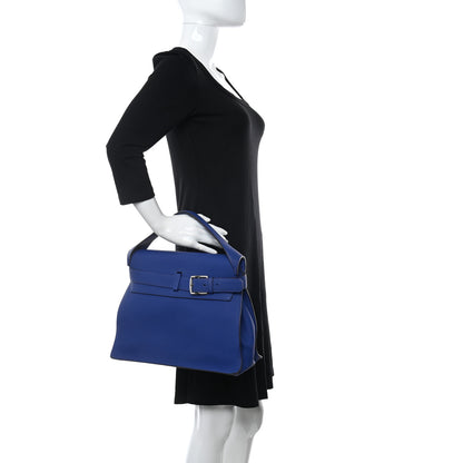 Hermes Togo Etribelt Bleu Electrique 2 of 8