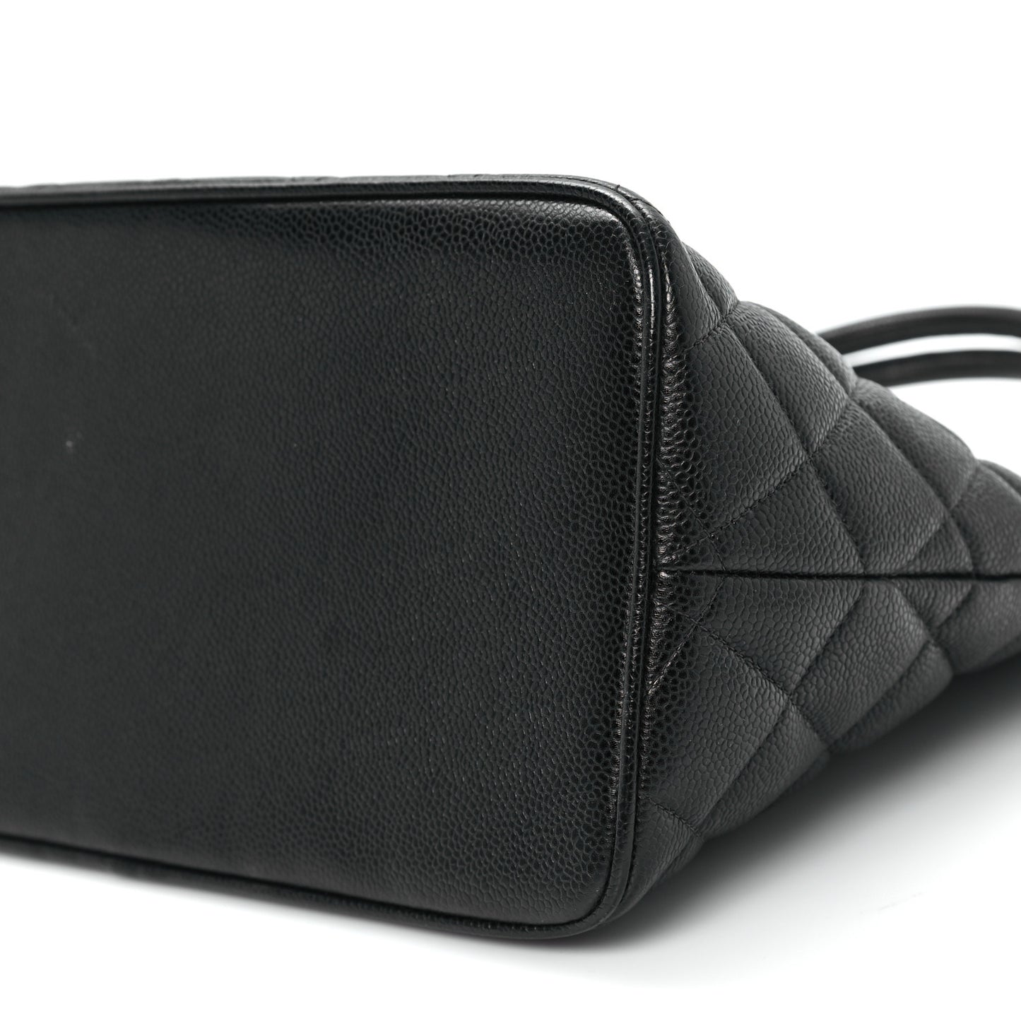 Caviar Quilted Medallion Tote Black