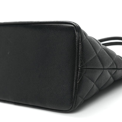 Chanel Caviar Quilted Medallion Tote Black 10 of 10