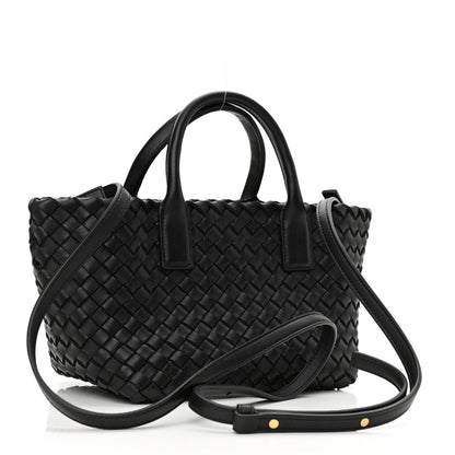 Bottega Veneta Nappa Intrecciato Mini Cabat Black 4 of 10