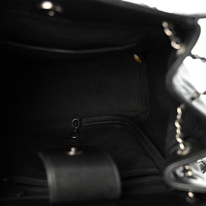 Chanel Caviar Quilted Medium CC Bucket Bag Black 5 of 10