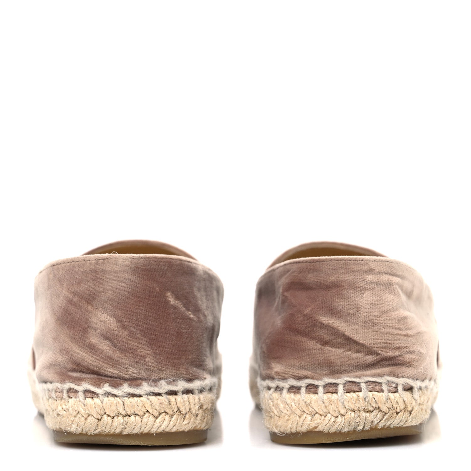 Chanel Velvet Logo Espadrilles 37 Beige Black 6 of 12