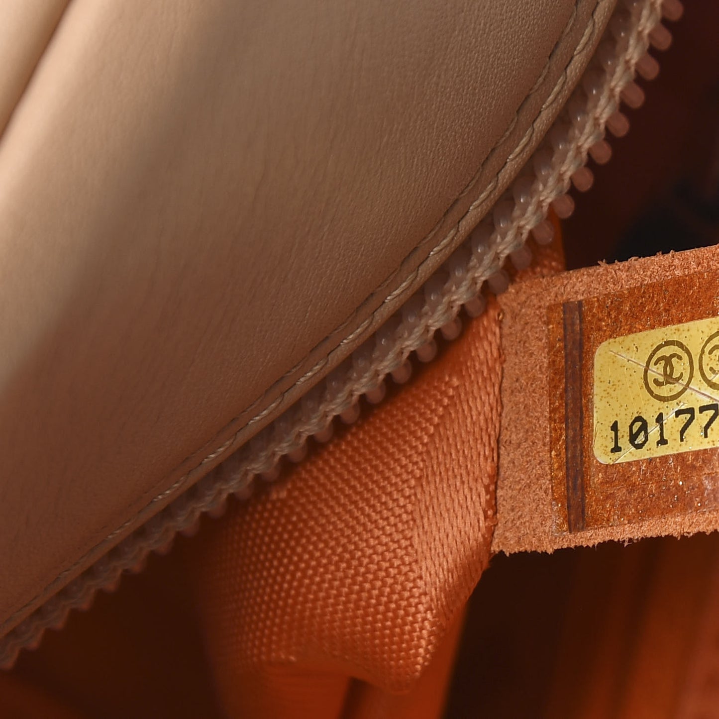 Calfskin Quilted Small Cambon Bowler Beige