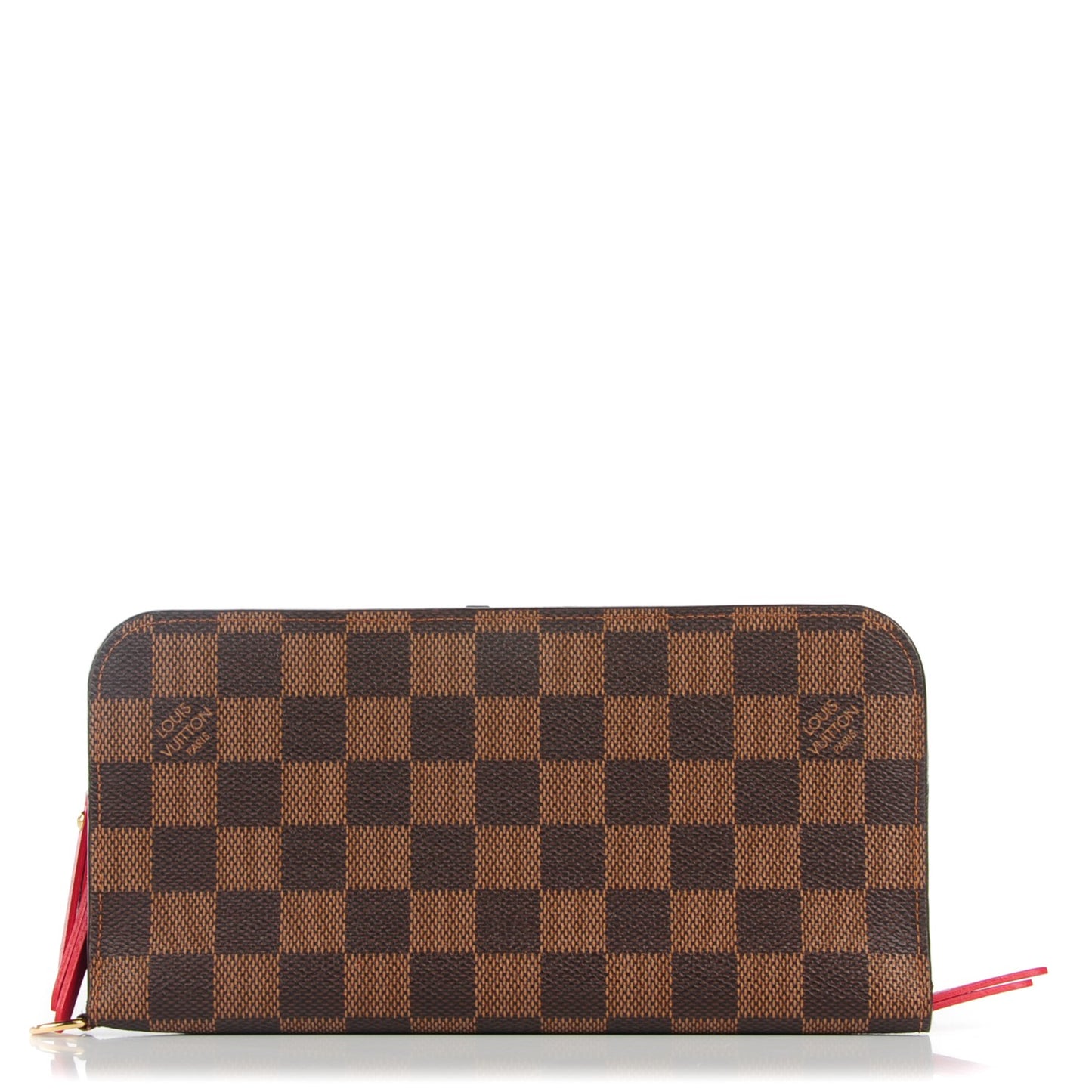 Damier Ebene Insolite Wallet Red