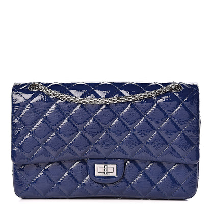 Chanel Patent Quilted 2.55 Reissue 226 Flap Navy 1 of 13
