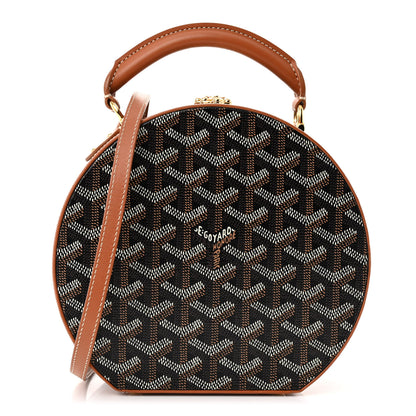 Goyard Goyardine Alto Hatbox Black Gold 1 of 9