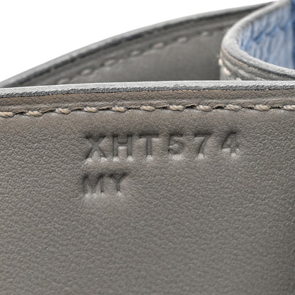 Hermes Epsom Constance Verso 24 Bleu Agate Gris Mouette 7 of 19