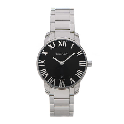 Tiffany Stainless Steel 29mm Atlas 2-Hand Quartz Watch Black 1 of 5
