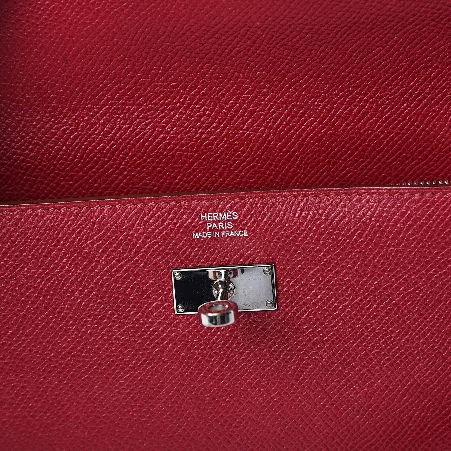 Hermes Epsom Kelly Longue Wallet Rubis 5 of 7