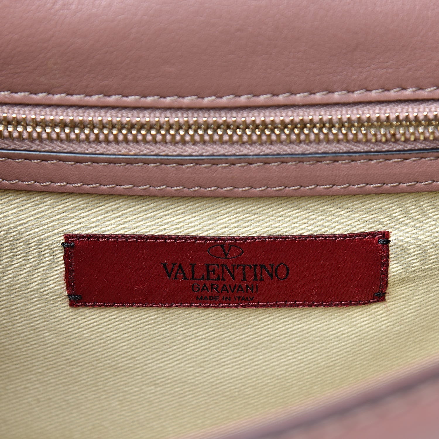 Valentino Garavani Vitello Medium Glam Lock Rockstud Flap Brownish 6 of 13