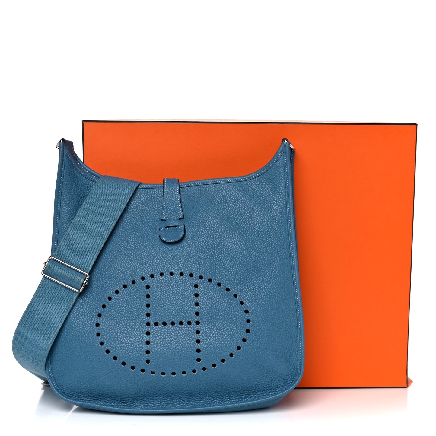 Taurillon Clemence Evelyne III GM Blue Jean