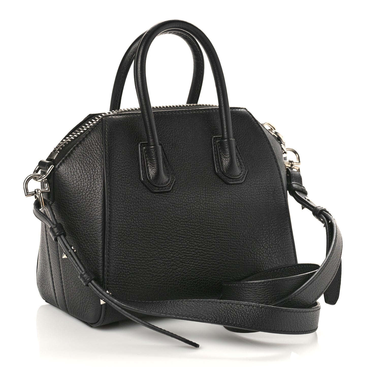 Sugar Goatskin Mini Antigona Black