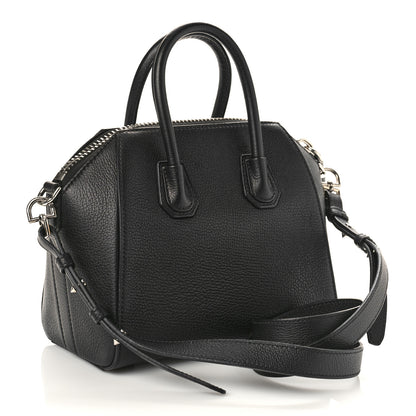Givenchy Sugar Goatskin Mini Antigona Black 3 of 9