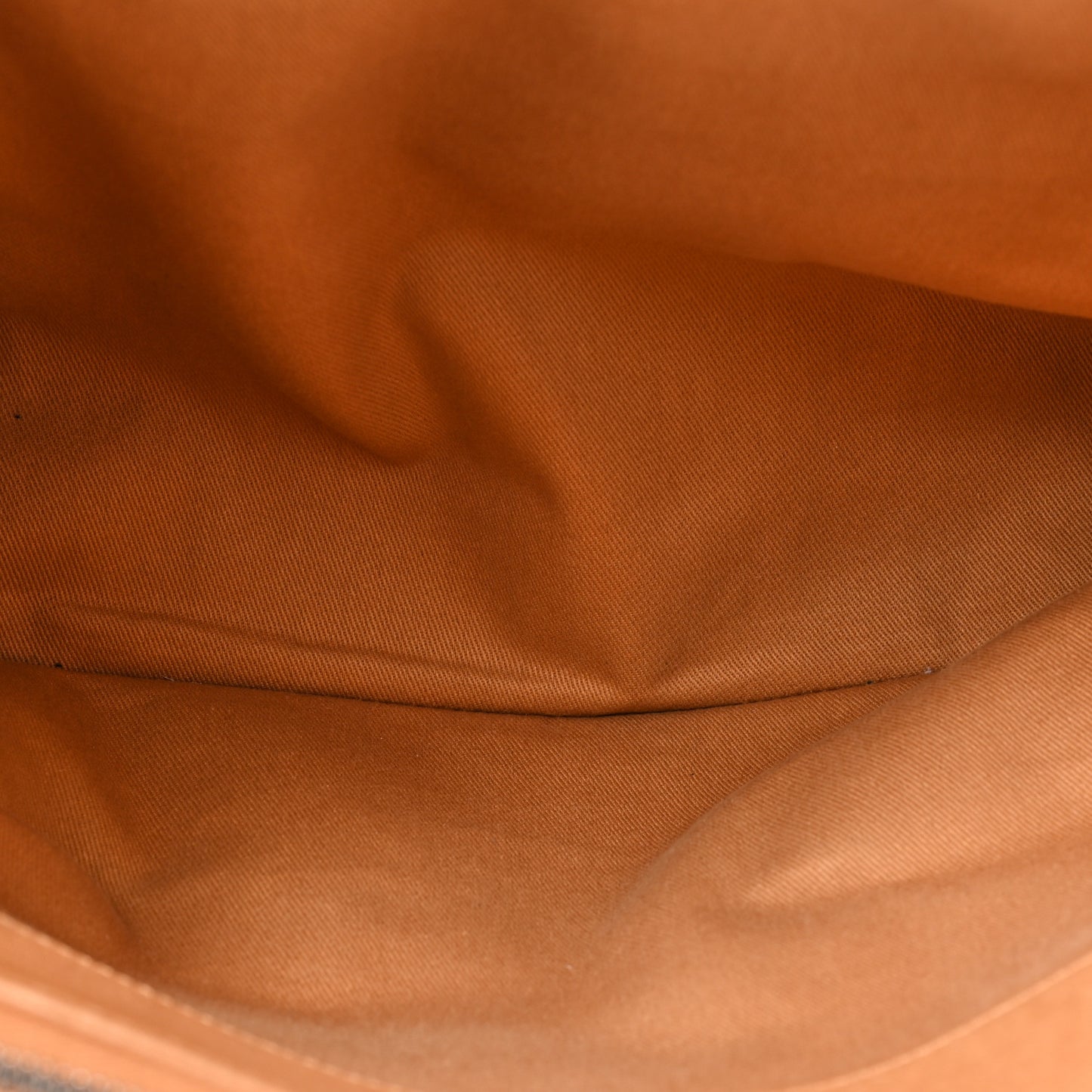 Grained Vegetal Calfskin Stitched Shopping Tote Tan