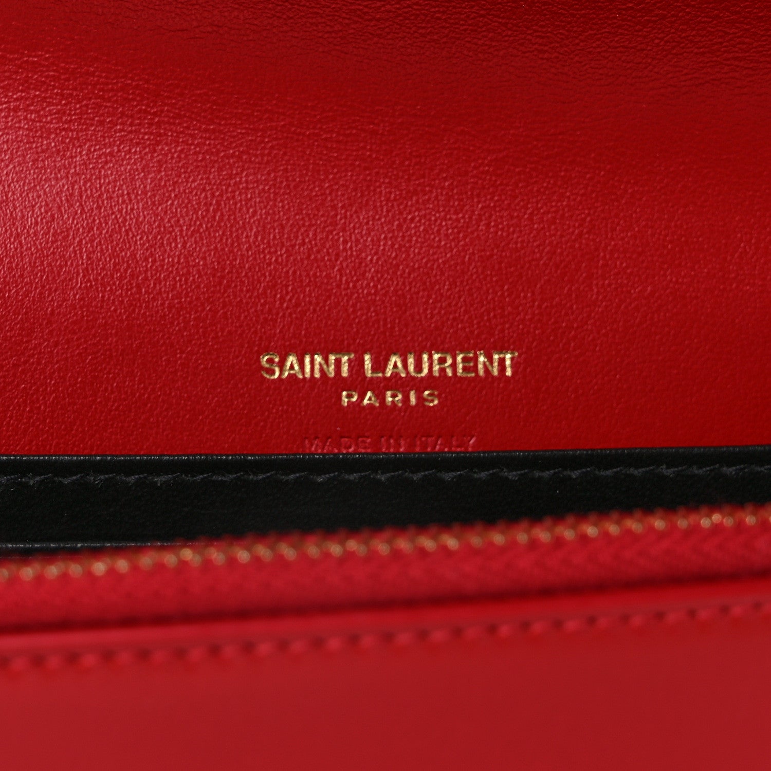 Saint Laurent Smooth Calfskin Monogram Kate Belt Bag Red 6 of 11