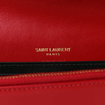 Saint Laurent Smooth Calfskin Monogram Kate Belt Bag Red 6 of 11