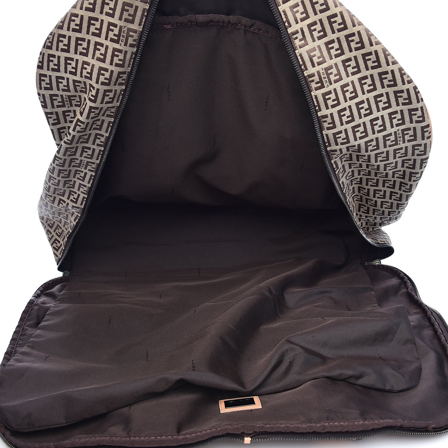 Fendi Zucchino Large Travel Bag Tan 5 of 21