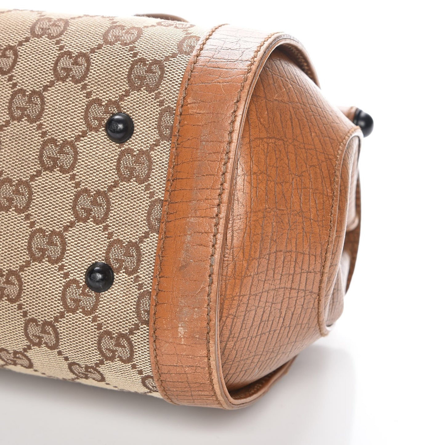 Monogram Bamboo Bullet Bag Brown