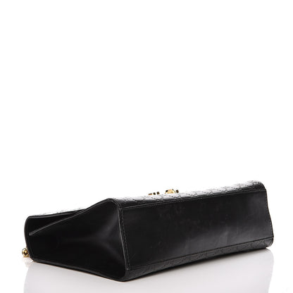 Gucci Guccissima Medium Padlock Shoulder Bag Black 4 of 20