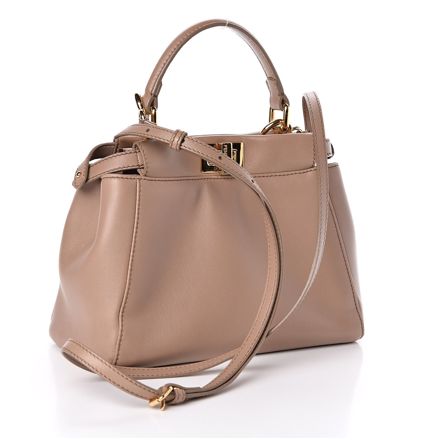 Fendi Nappa Mini Peekaboo Iconic Satchel Ratmusquet 3 of 10