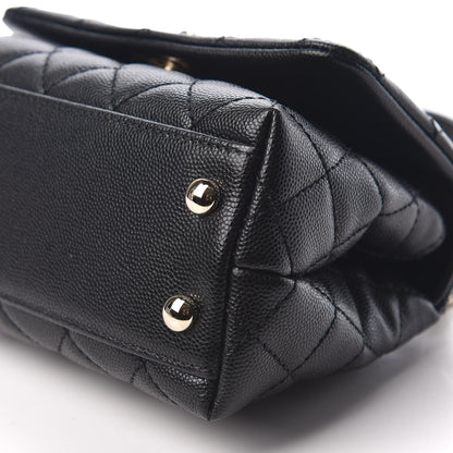 Chanel Caviar Quilted Extra Mini Coco Handle Flap Black 7 of 8