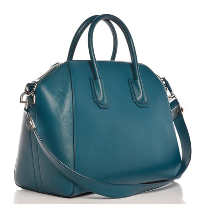 Givenchy Sugar Goatskin Medium Antigona Petrol Blue 4 of 18