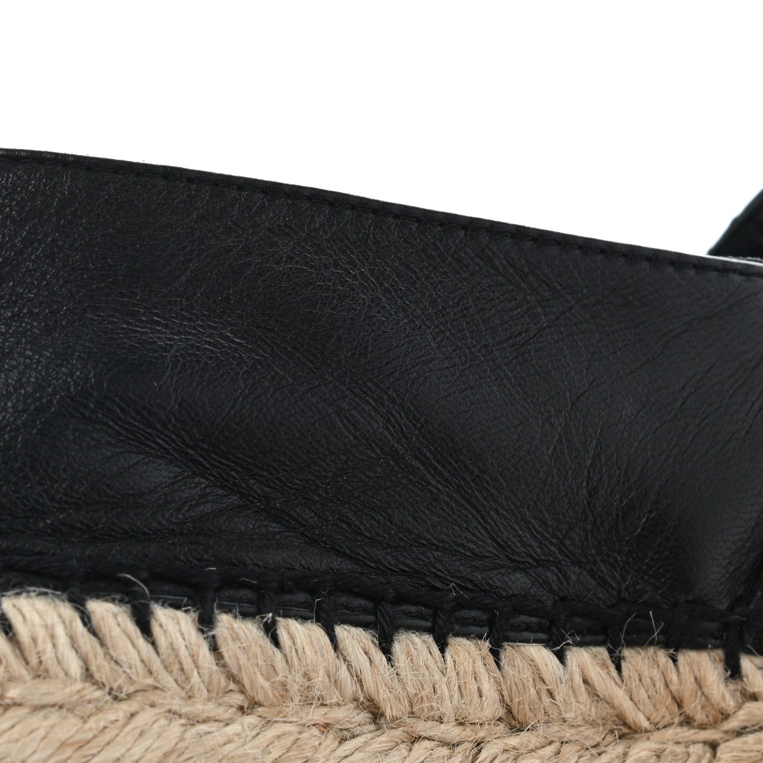 Chanel Lambskin Quilted CC Espadrilles 37 Black 11 of 11