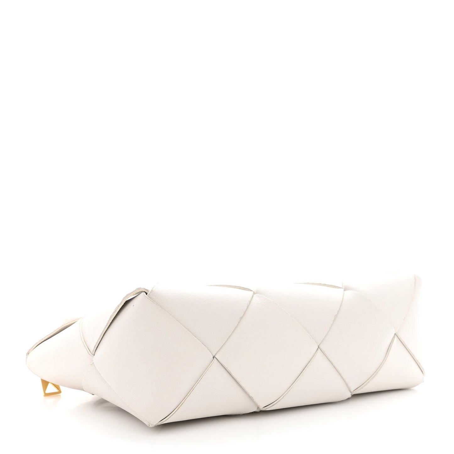 Nappa Maxi Intreccio Exploded Shoulder Bag Chalk
