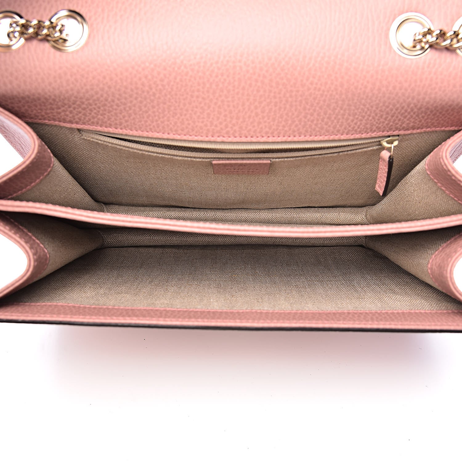 Gucci Dollar Calfskin Interlocking G Shoulder Bag Soft Pink 5 of 10