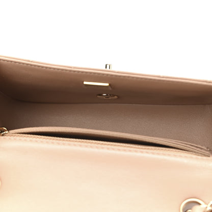 Chanel Lambskin Quilted Mini Rectangular Flap Beige 5 of 12