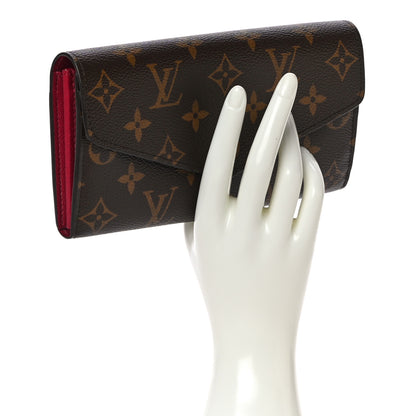 Louis Vuitton Monogram Sarah Wallet NM Fuchsia 2 of 11