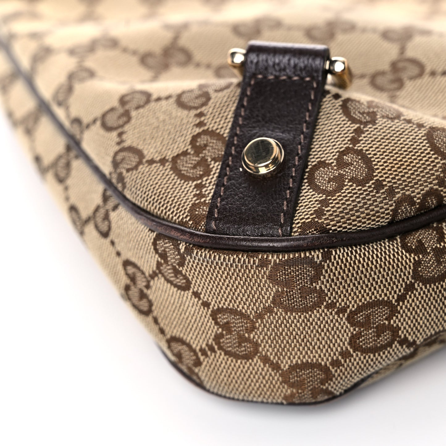 Monogram Large Abbey D Ring Hobo Dark Brown