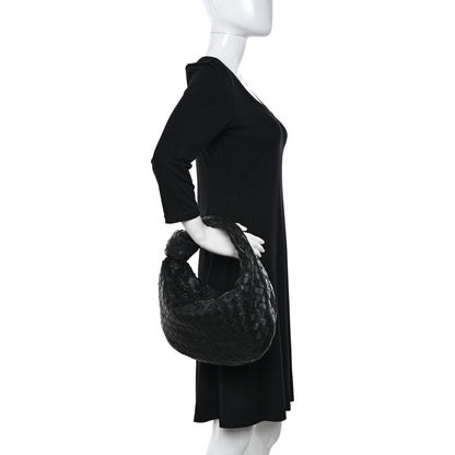 Bottega Veneta Nappa Intrecciato Teen Jodie Hobo Black 2 of 10