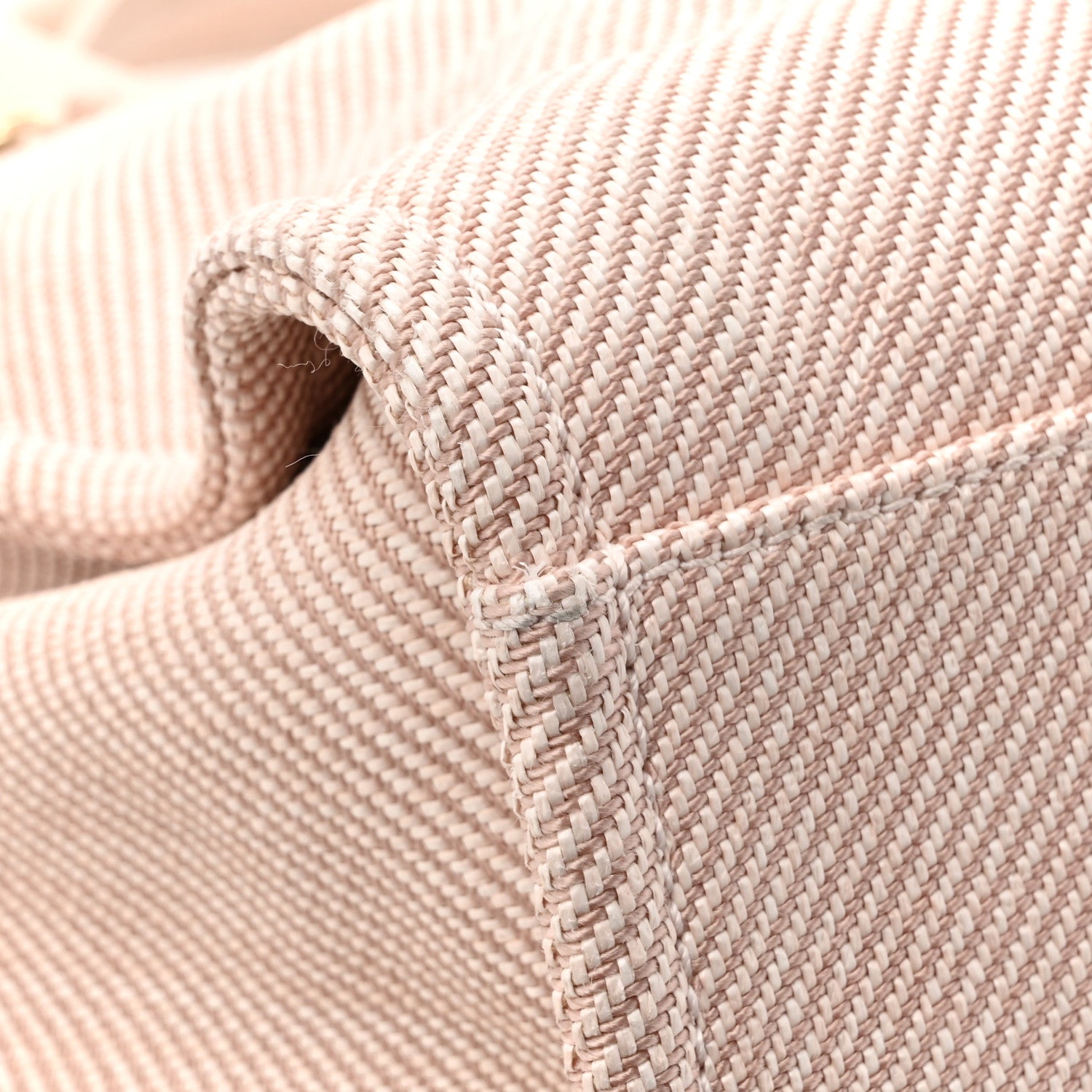 Chanel Mixed Fibers Calfskin Medium Deauville Tote Light Pink 11 of 13