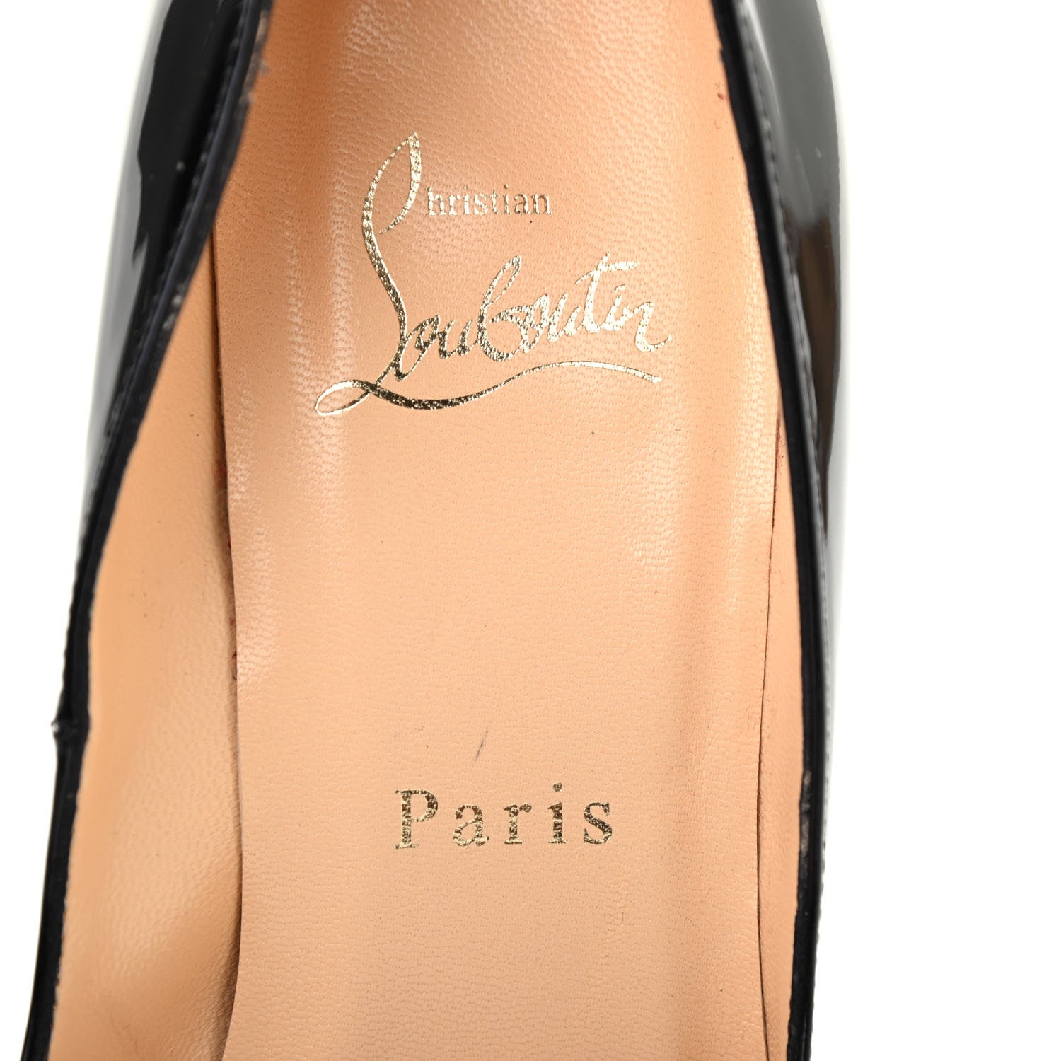 Christian Louboutin Patent Pigalle 100 Pumps 35.5 Black 7 of 8