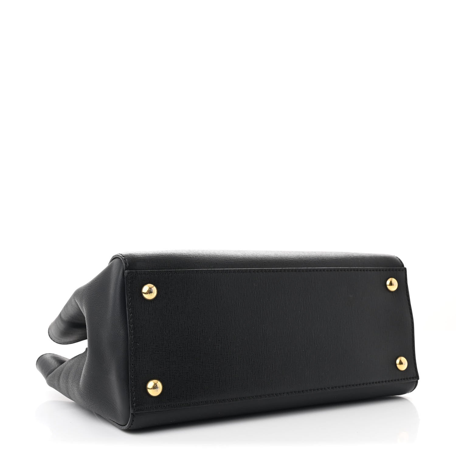 Fendi Vitello Elite Petite 2Jours Tote Black 4 of 11