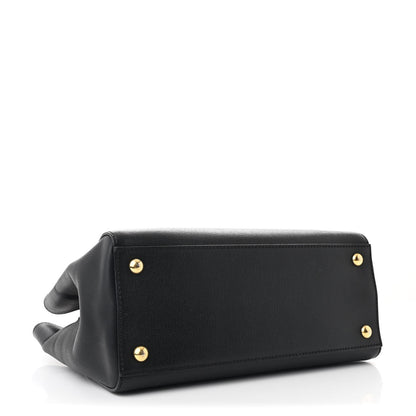 Fendi Vitello Elite Petite 2Jours Tote Black 4 of 11