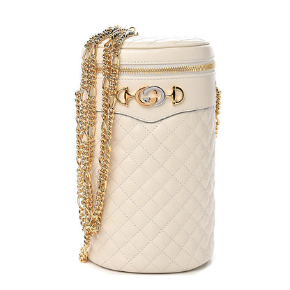 Gucci Calfskin Trapuntata Zumi Belt Bag Off White 1 of 10
