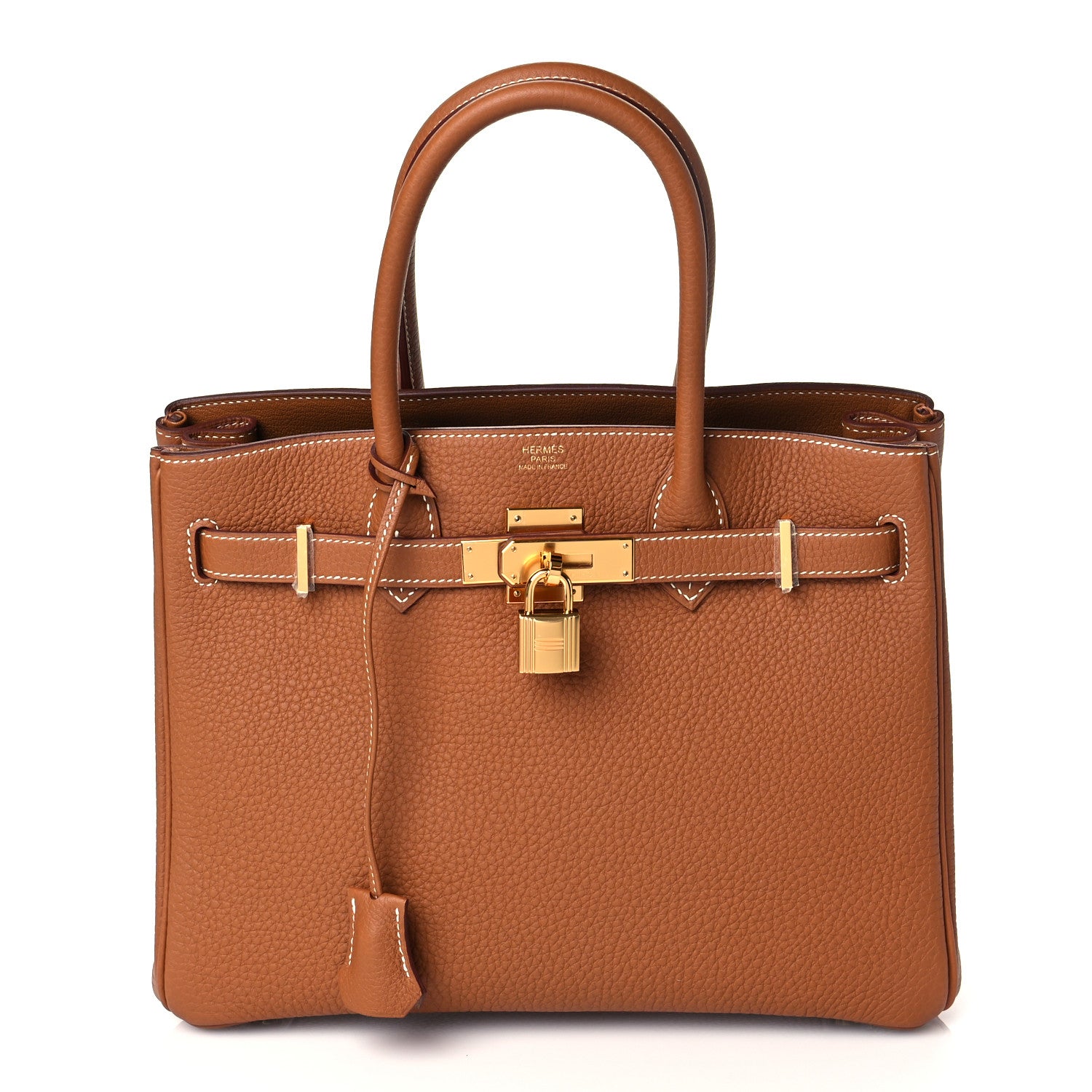 Hermes Togo Swift Canvas 3 in 1 Birkin 30 Gold 5 of 14