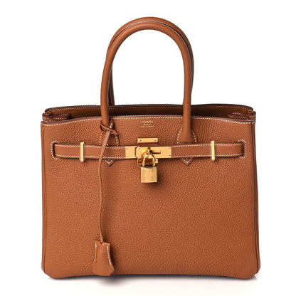 Hermes Togo Swift Canvas 3 in 1 Birkin 30 Gold 5 of 14