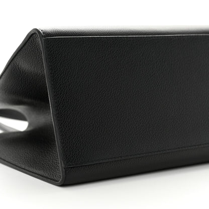 Celine Supple Grained Calfskin Cabas 16 Bag Black 8 of 11